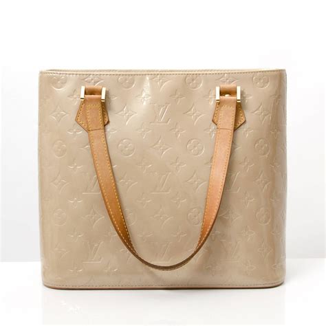 louis vuitton beige monogram vernis leather houston tote|Louis Vuitton Vernis Houston .